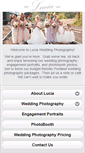 Mobile Screenshot of luciaweddings.com